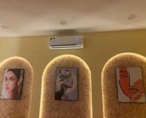 Thi công ống đồng âm tường & lắp đặt máy lạnh cho Như Ý Spa - Long An