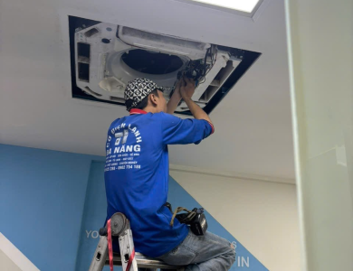 Thi công lắp đặt máy lạnh âm trần tại Bình Tân TP HCM