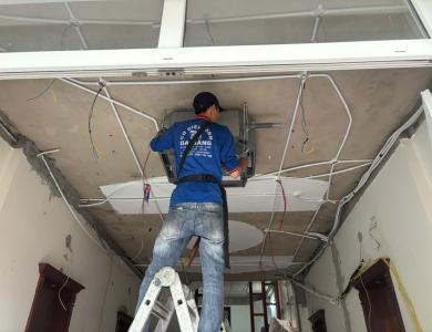 Lắp đặt máy lạnh Daikin âm trần - Cơ Điện Lạnh Đa Năng