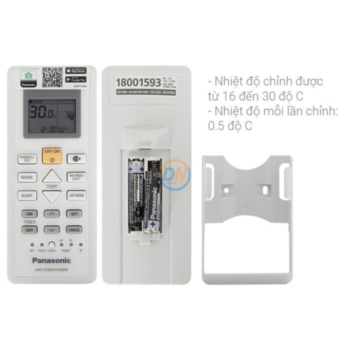 Máy lạnh Panasonic Inverter 1 HP CU/CS-PU9AKH-8 